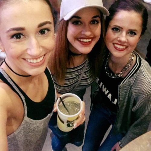 Sam, Emily & Marta at Chris Brown concert, 2017